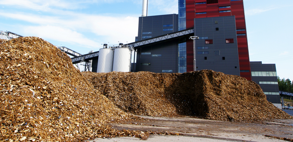 Centrale chaufferie combustible biomasse broyeur de branches